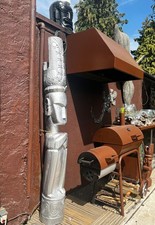 Statue-Skulptur Maya-Inka Azteken Garten-Haus Deko Höhe 2,00 Meter 78,74 Inches