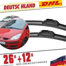 2x Scheibenwischer vorne passend für MITSUBISHI COLT | Z30 | BJ 2004-2008 DHL