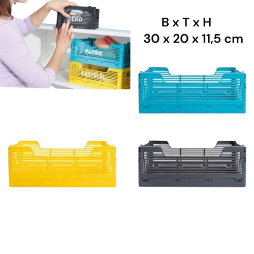 Klappkorb klappbox stapelbar - klappkorb,