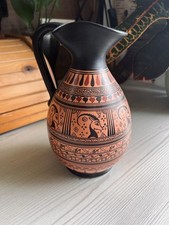 Handgefertigter -Krug – Replik antike griechische Vase – geometrischer Stil
