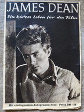 James Dean Ein kurzes Leben für den Film Heft Flyer mit Autogramm Literatur