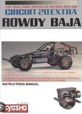 Graupner Kyosho Rowdy Baja "EXTRA" 1:8 Buggy Circuit 20 Serie mit DIFF Vintage 