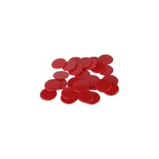 Spielchips - 15 mm - rot