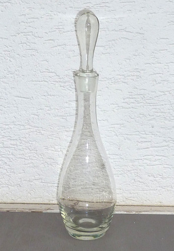 Glaskaraffe mit glas stöpsel - glaskaraffe, glas-stöpsel