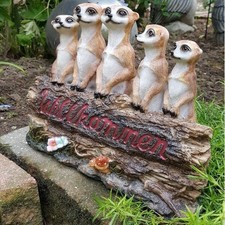 Willkommen Schild Erdmännchen