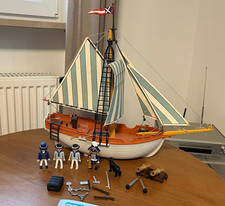Playmobil 6348 Marine-Schoner Gebraucht, guter Zustand