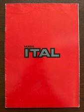 Prospekt / brochure British Leyland Austin Morris Ital MY 1980 selten ! rare !