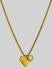 Liebeskind Berlin Damen Halskette Edelstahl Gold-LJ-0504-N-45 -Geschenkidee-