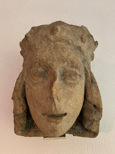 Antiker mittelalterlicher kopf - antiker,