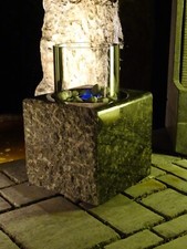 Glaszylinder ohne Boden für Bioethanol Tischkamine Granit Gartenfeuer Feuerstell