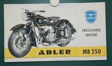 alte orig. Motorrad Prospekt