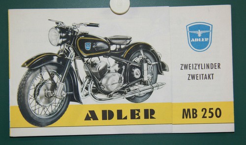 Alte orig motorrad - orig., prospekt