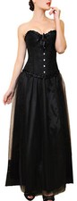Corsage Kleid Rock Korsett