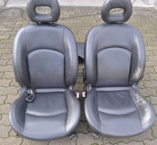 Sitz Sitze Sitzbank Seitenverkleidung Leder schwarz Peugeot 206CC Bj.03 