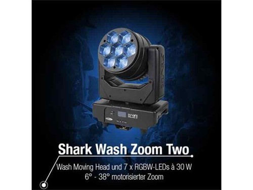 Showtec shark wash zoom - showtec, two