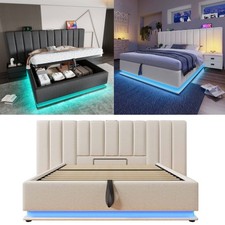 LED Polsterbett Doppelbett