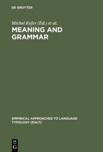 Meaning and grammar - meaning,