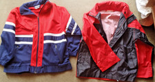 2 x Mädchen - Windjacke /Regenjacke  KIDZ ONLY, Sportjacke Gr. 128, Pocopiano,