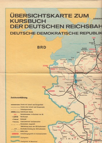 übersichtskarte zum kursbuch - Übersichtskarte,