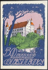 50 Pfennig Güstrow  1922  Notgeld Reutergeld Gutschein  15.10.c