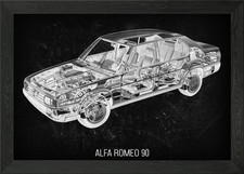 Alfa Romeo 90 gerahmtes