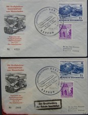 AUSTRIA ÖSTERREICH 1962 Raketenpost Raketenpost Flug + Crash Grossglockner