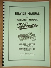 Velocette valiant models - valiant,