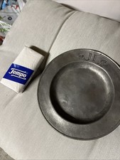 Zinnteller JF 1670 massiv