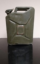 20l Benzinkanister British Army von 1975 alt grüner Metall Ersatz kanister