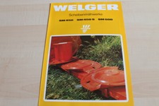 128928) Welger SM 450 600 S Scheibenmähwerk Prospekt 05/1989