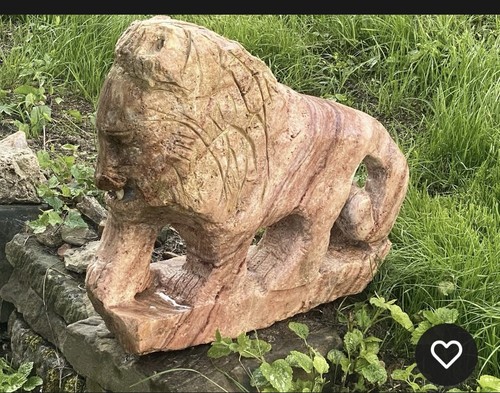 Löwe granit einmalig alt - löwe,