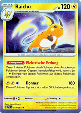 Pokemon Karte Raichu PAF
