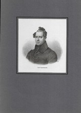 Karl Seydelmann - Alter Druck um 1900 Porträt - Schauspieler Theater
