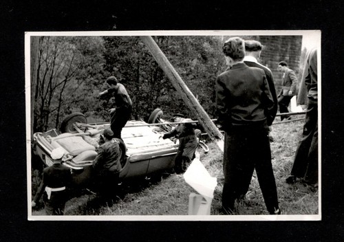 Autounfall 50er jahre - pk,