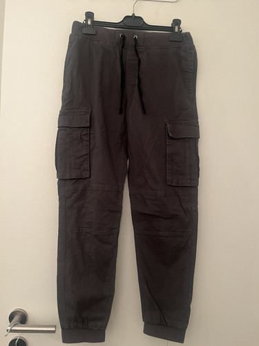 Cargohose anthrazit grau - h&m,
