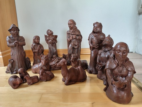 Krippenfiguren aus ton - aus,