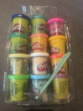 Hasbro Play-Doh Knete Kinderknete Spielknete Set 12 Stück Dosen Messer Neu