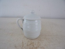 Altes kleines Senftöpfchen Shabby Chic Porzellan Brocante Vintage Landhaus Deko