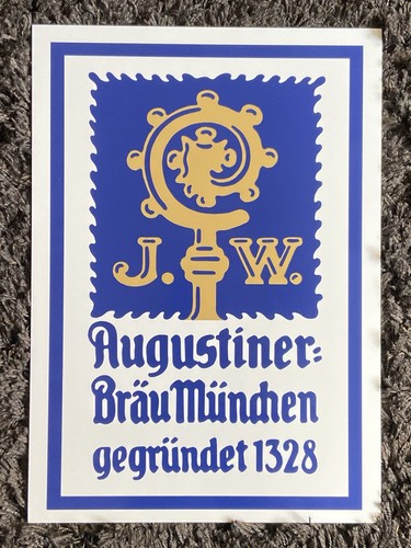 Schild augustiner bräu - schild,