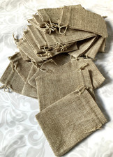 29 Säckchen Geschenksäckchen Jute Sackleinen Adventskalender