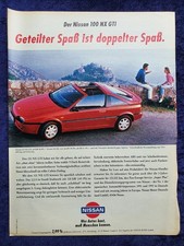Datsun Nissan 100 NX GTI, originale Werbung aus 1993