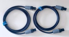 2m PA Kabel Boxen Kabel Speakon kompatibel 2 Stück je 2m 2x 2,5qmm inkl. Klett