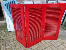 Fensterladen - Holz - gebraucht - Höhe 115 cm, Breite 55 cm