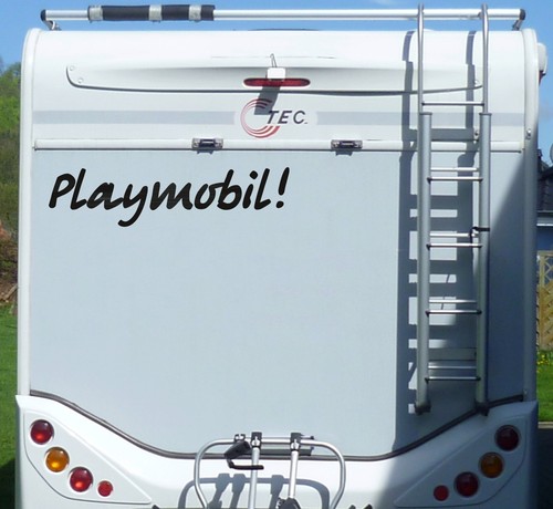 Aufkleber playmobil wohnmobil - aufkleber,