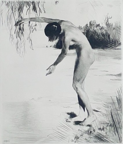 Carl josef bauer radierung - bauer,