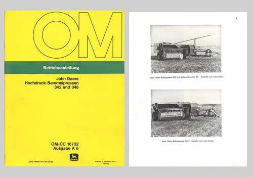 John deere hochdruckpresse - john,