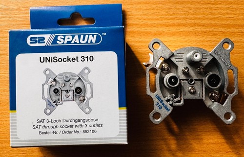 Spaun unisocket 310 enddose - unisocket,