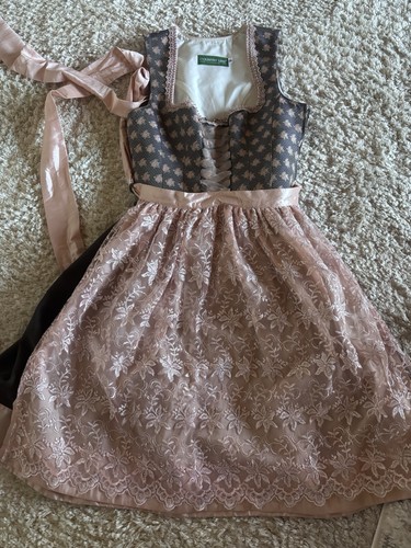 Rosa dirndl kleid damen gr38 - dirndl,