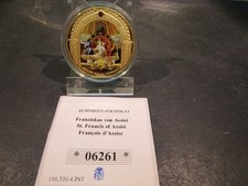 Franziskus von Assisi / Medaille - PP Ø 40mm 32 Gramm