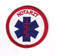 Aufnäher für Jacke Notarzt